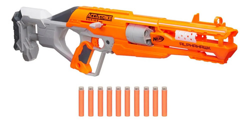 Brinquedo Lançador De Dardos Nerf Accustrike Alphah B8731