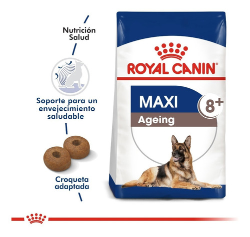 Royal Canin Maxi Ageing 8+ X 15 Kg (envios Sin Cargo)