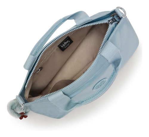 Cartera Kipling Pearl Teal Metallic Modelo Espinosa