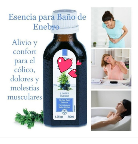 Just Esencia De Baño De Enebro X 50 Ml - Dolor Muscular