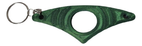 Anillo De Lectura Para Libros Llaveros Verde Metalizado
