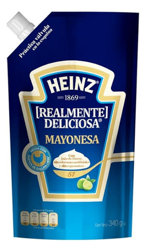 Mayonesa Doypack 340g Heinz