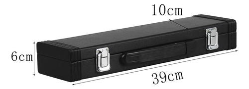 Flauta Transversal De 16 Llaves En Do Ideal Para Músicos Plateado