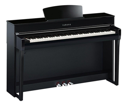 Piano Digital Clavinova Clp735 Pe Polish Ebony 88t Yamaha