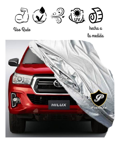 Cobertura/cubre Camioneta Toyota Hilux ,afelpada 2017