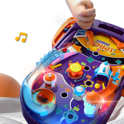 Mesa De Pinball Electrónica Para Niños, Con 52 Bolas