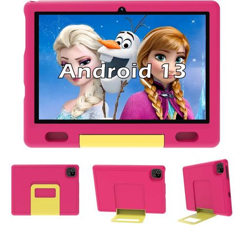 Tableta Android 13 De 10.1 Pulgadas Para Niños 32 Gb De Rom