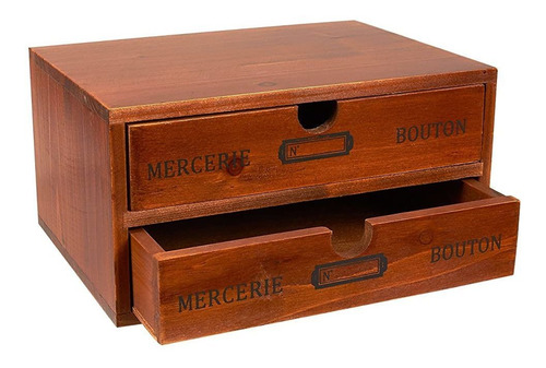 Imagen 1 de 9 de Caja De Almacenamiento De Madera Juvale Pequeño Organizador