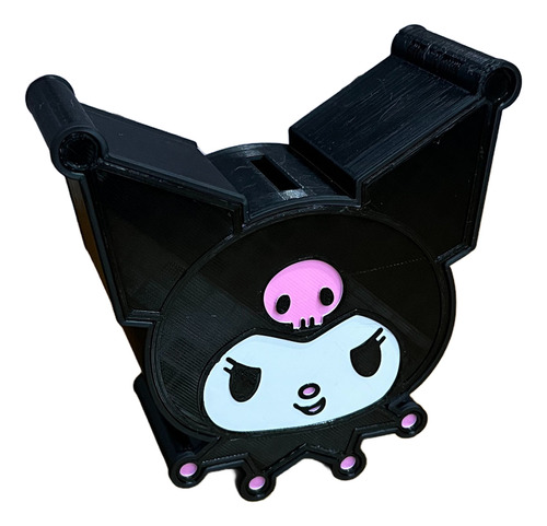 Alcancias Personajes Sanrio - Hello Kitty - 3d Kuromi Negro