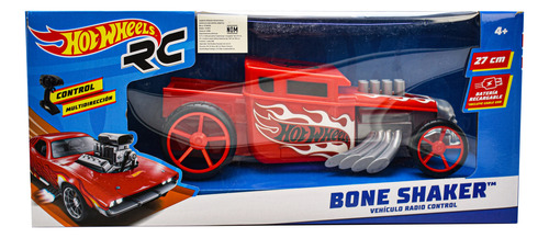 Hot Wheels Bone Shaker Radio Control 27cm Rojo Toymark
