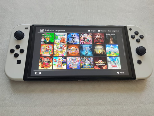 Nintendo Switch Oled Magia Liberada 512 Gb + Control Arcade Blanco (Usado)
