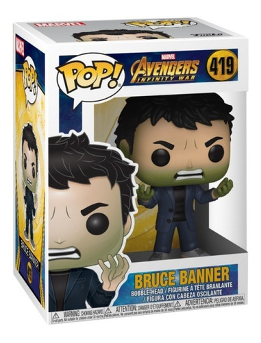 Imagen 2 de 2 de Funko Pop Bruce Banner (419) Marvel Avengers Infinity War