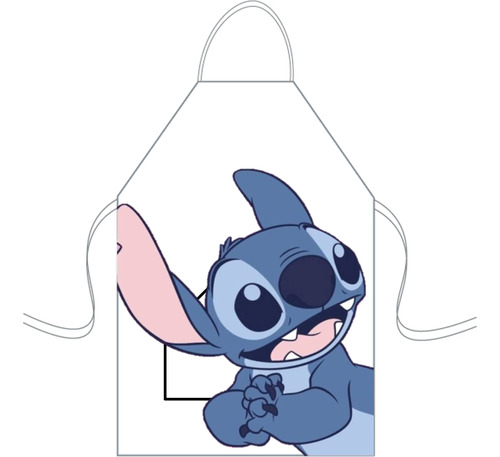 Delantal Cocina Mediano Para Niños Mini Chef Personalizado Stich 10 Personalizado