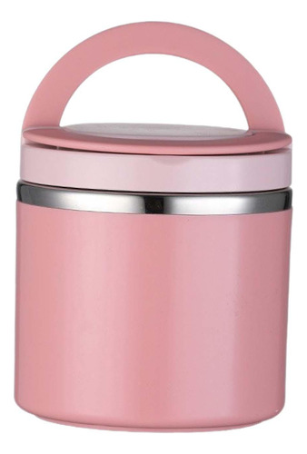 Lancheira Ao Ar Livre Caixa De , Utensílios De 1000ml Rosa