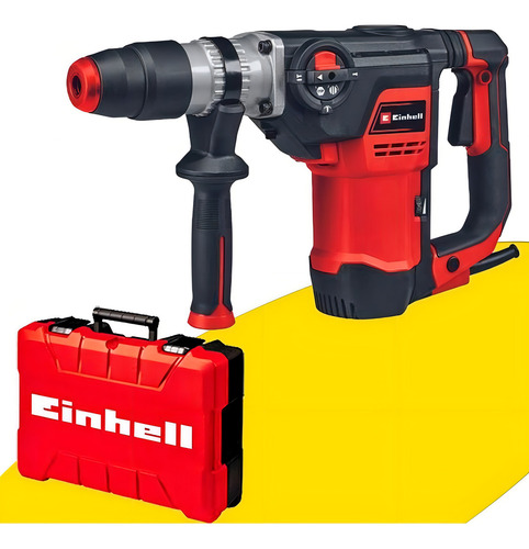 Rotomartillo Electrico 1050w Einhell TE-RH 40 3F/ 4257935 10j Demoledor Pared Hormigon Color Rojo/Negro