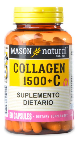 Collagen 1500mg Mason Natural X 120 Capsulas