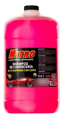 Nitro shampoo con cera 4 L