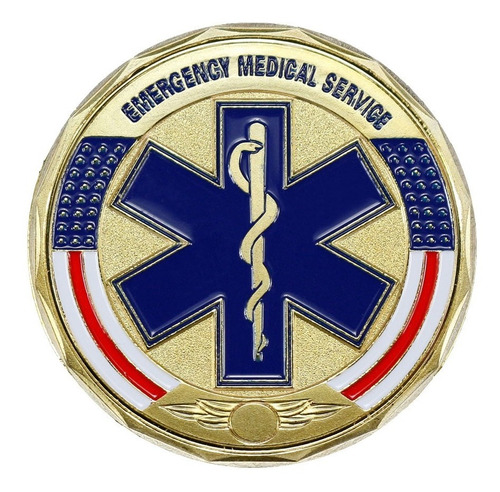 Moeda Emergência Médica Medicina Médico Hospital Decorativa