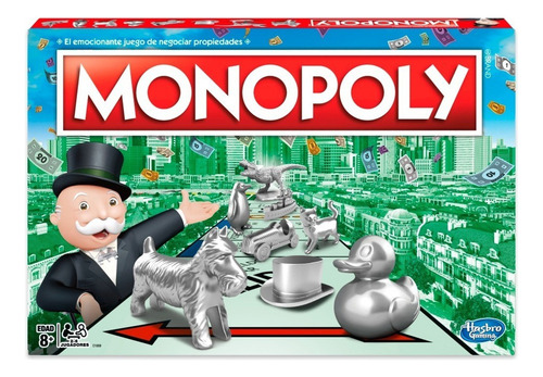 Z Jogo De Tabuleiro Clássico Monopoly Da Hasbro Gaming