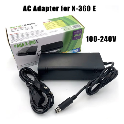 Transformador Fuente Poder Para Consola Xbox 360 E