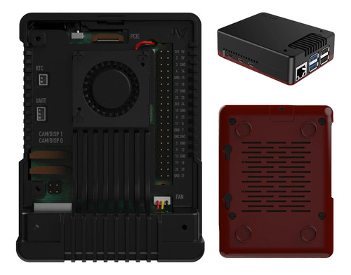 Carcasa Metálica Argon Neo 5 Para Raspberry Pi 5 Ventilador