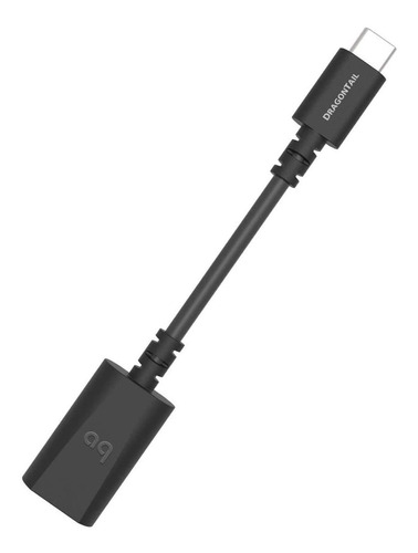 Audioquest Dragontail - Extensor Usb Tipo C  Color Negro