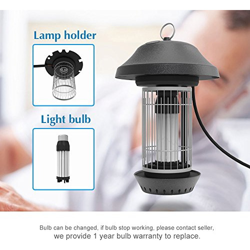 Kps Electric Bug Zappers, Nuevo Mejoramiento Gancho Gra...