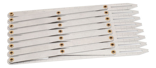 . Calibrador De Costura Expansible, Aluminio, 8 Cabezales,