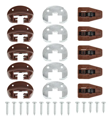 Kit Drawer Track Slide, 5 Juegos, Guías Para Cajones Furnitu