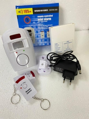 Alarme Residencial Sensor Sem Fio Com Fonte E Controles