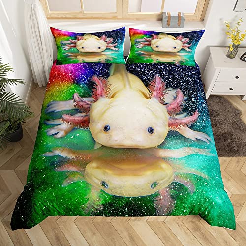 Juego De Cama De Axolotl Lindo Tamaño Niñas, Niños, ...