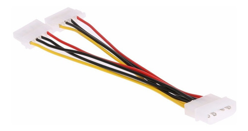 Cable Ide Molex 4 Pin Hembra A Ide X 2 De 4 Pin Riser Fuente