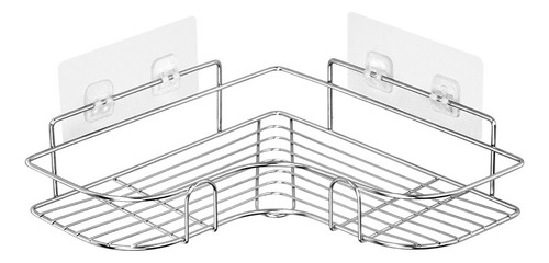 Estante De Acero Inoxidable Para Baño, Esquina De Una Sola C