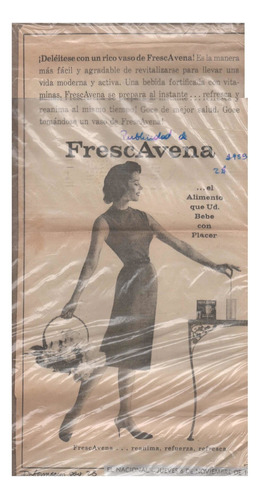 Publicidad Frescavena El Nacional 6de Noviembre De 1958