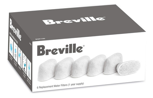 Breville Bwf100 Filtros De Carbón De Repuesto Para Cafetera
