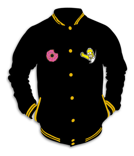Chamarra Varsity Genérica Simpsons