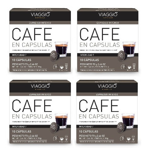 Promo 40 Cápsulas Espresso Intenso Compatibles C/ Dolce G