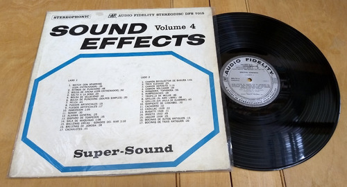 Sound Effects Vol 4 Disco Vinilo Lp