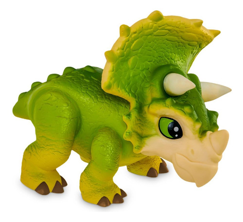 Brinquedo Dinossauro Jurassic World Triceratops Verde Baby