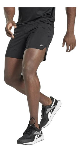 Short Reebok Hombre Running Negro