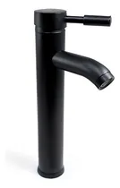 Comprar Monocomando Alto 29 Cm Negro Lavatorio Baño Griferia Canilla