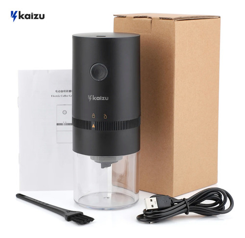 Moedor E Triturador De Café Grãos Elétrico Portatil Recarregável Kaizu