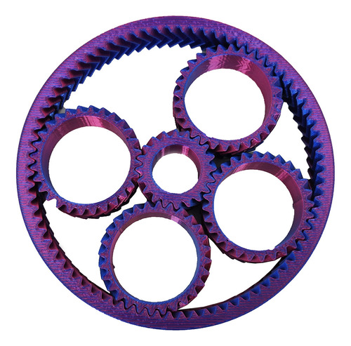 Fidget Spinner Anti Estresse Stress Impressão 3d Bicolor