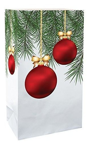 Lumabase 49124 24 Conde Navidad Ornamento Luminaria Bolsas