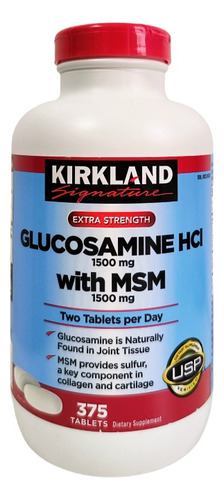 Glucosamina Hci Con Msm, Marca Kirkland. Importado. 375 Caps