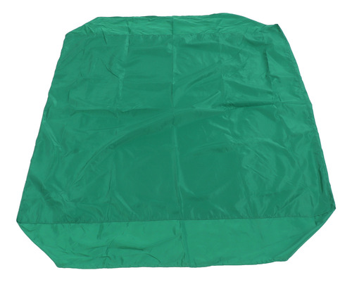 Toldo Protector De Piscina Cuadrado Verde Con Cordón