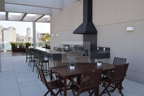 Imagem 23 de 30 de Apartamento Com 1 Dormitório Em Edificio Com Todo Lazer - Ap1952