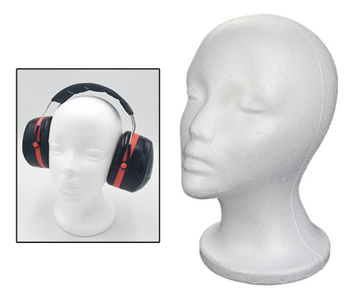 3 Cabeza De Maniquí De Espuma De Poliestireno Para Mujer,