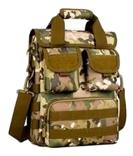 Morral Táctico Maletín Molle Multicam Militar Practico