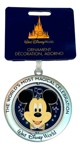 Adorno Decoración Ornament  Original Disney 50' Aniversario 